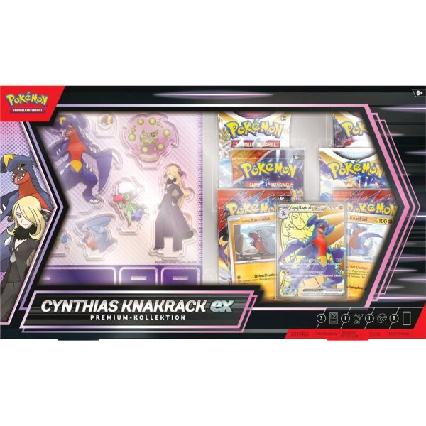 Pokemon TCG Premium-Kollektion - Cynthias Knakrack ex - Juni 2025 - deutsch