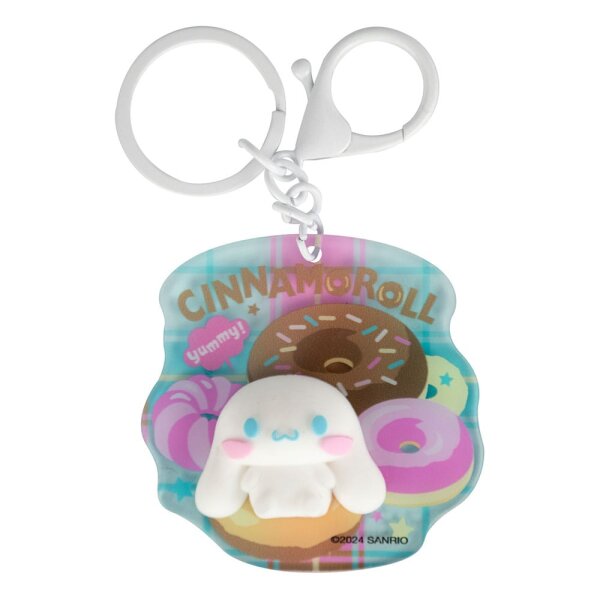 Sanrio 3D Acryl Schlüsselanhänger Cinnamoroll