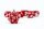 Dragon Storm Sharp Edge Silicone Würfel Set Red Dragon Scales (7)