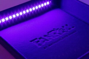 FanRoll Shadowlight Faltbarer Blacklight Würfelteller Black