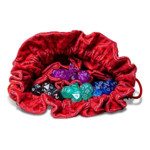 Dragon Storm Würfelbeutel mit Fächern Red...