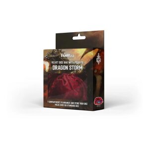 Dragon Storm Würfelbeutel mit Fächern Red...