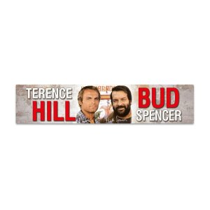 Bud Spencer & Terence Hill Blechschild mit Magnet...