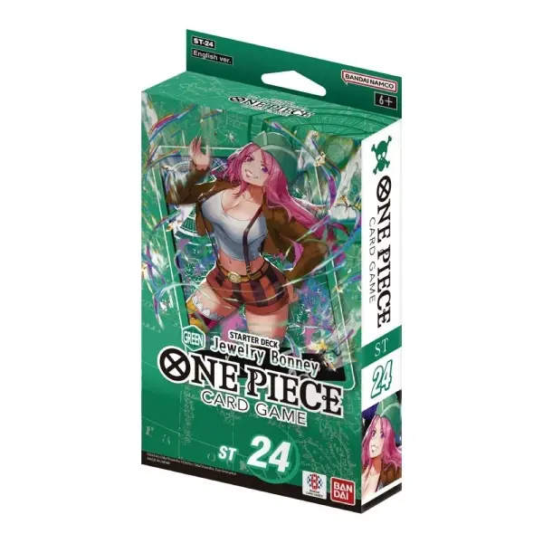 One Piece TCG Card Game ST24 EN - GREEN Jewelry Bonney - Starter Deck