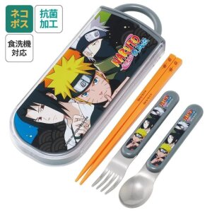Naruto Essstäbchen & Löffel & Gabel Set...