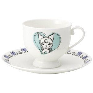 Sanrio Bone China Tasse und Teller Set Kuromi