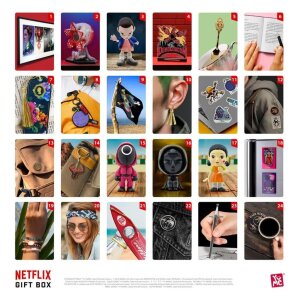 Netflix Geschenkbox Countdown