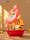 I Am Not Fat Tiger Statue Alexander the Tiger Rich Flower 20 cm