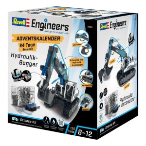Revell Engineers Adventskalender Hydraulik-Bagger Modellbausatz