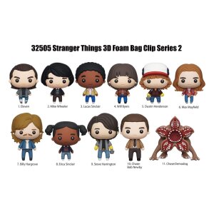 Stranger Things 3D PVC-Taschenanhänger Series 2...