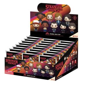 Stranger Things 3D PVC-Taschenanhänger Series 2 Display (24)