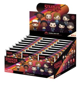 Stranger Things 3D PVC-Taschenanhänger Series 2 Display (24)