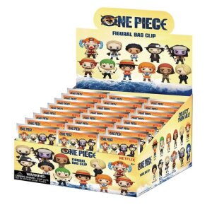 One Piece 3D PVC-Taschenanhänger Netflix Series 1 Display (24)