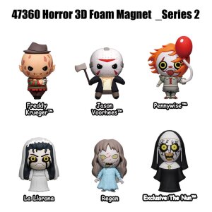 Warner Brother Horror Magnete blind pack Series 2 Display...