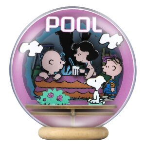 Die Peanuts Puremind Modellbausatz Wooden Theater Globe...
