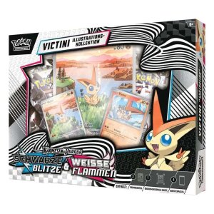 Pokémon TCG Karmesin & Purpur 10.5: Schwarze Blitze & Weisse Flammen Victini Illustrations-Kollektion *DE*