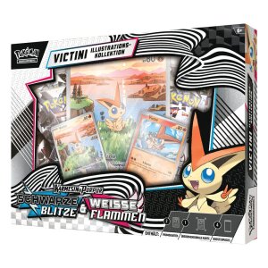 Pokémon TCG Karmesin & Purpur 10.5: Schwarze Blitze & Weisse Flammen Victini Illustrations-Kollektion *DE*