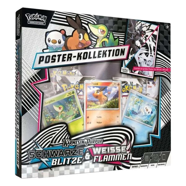 Pokemon TCG KP10.5 - Schwarze Blitze & Weisse Flammen - Poster-Kollektion - DE
