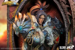 World of Warcraft Hearthstone 3D Art Frame Statue Varian Wrynn 31 cm