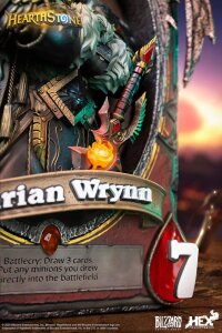 World of Warcraft Hearthstone 3D Art Frame Statue Varian Wrynn 31 cm