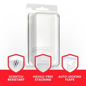 Clamshell PET Gehäuse 35er-Pack für...