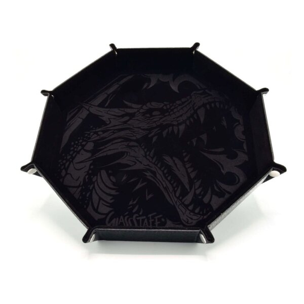 CritStones Faltbarer Würfelteller Dragon Skin Edition Green