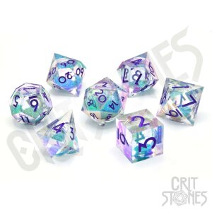 CritStones Liquid Core Würfel Set Fantasia Fluid...