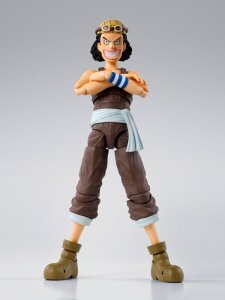 One Piece S.H.Figuarts Actionfigur Usopp Romance Dawn...