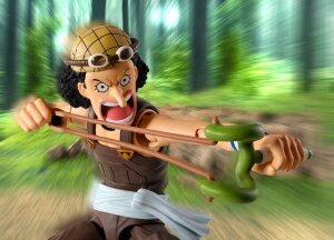 One Piece S.H.Figuarts Actionfigur Usopp Romance Dawn Ver. 15 cm