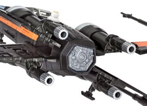 Star Wars Modellbausatz 1/78 Poes X-Wing Fighter 22 cm