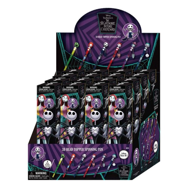 Nightmare before Christmas Stift 3D Head Topper Spinning Pen