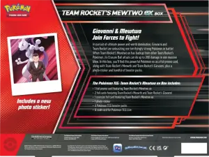 Pokemon TCG EX Box - Team Rocket Mewtwo Juni 2025 - englisch