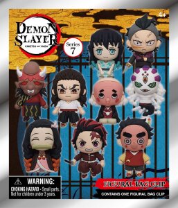 Demon Slayer 3D PVC-Taschenanhänger Series 7 Display...
