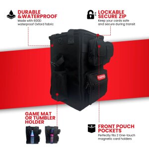 Evoretro Trading Card Rucksack Black