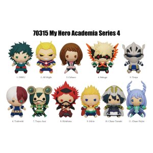 My Hero Academia 3D PVC-Taschenanhänger Series 4...