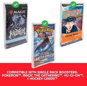 PET Gehäuse 10er-Pack für Booster, Magic, Yu-Gi-Oh Karten