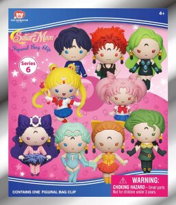 Sailor Moon 3D PVC-Taschenanhänger Series 6 Display...