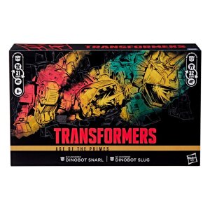 Transformers Age of the Primes Leader Class Actionfiguren 2er-Pack G2 Universe Dinobots Snarl & Slug 19 cm