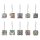 Monster Hunter Wilds Metall Schlüsselanhänger Monster Icon 5 cm Sortiment (10)