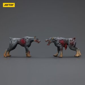 Zombie Dark Source Actionfiguren 2er-Pack Police Dogs 8 cm