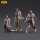 Zombie Dark Source Actionfiguren 3er-Pack Scientists (Female) 8 cm