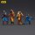 Zombie Dark Source Actionfiguren 4er-Pack Biochemical Lab Team 8 cm
