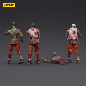 Zombie Dark Source Actionfiguren 4er-Pack Mechanic Team 8 cm