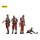 Zombie Dark Source Actionfiguren 4er-Pack Mechanic Team 8 cm
