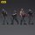 Zombie Dark Source Actionfiguren 4er-Pack Police (Male) 8 cm