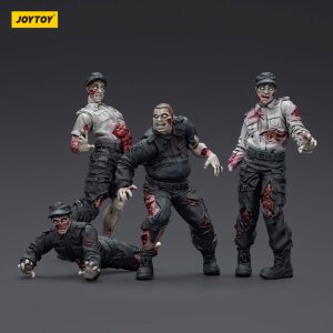 Zombie Dark Source Actionfiguren 4er-Pack Security Guards...