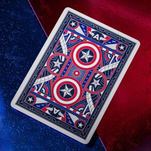 Captain America Spielkarten Patriotic Design