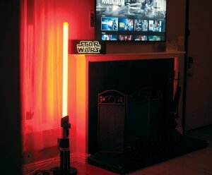 Star Wars Stehlampe Darth Vader Lichtschwert 152 cm