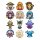 Magic: The Gathering Ansteck-Pins Mystery Pin Badge Display (12)
