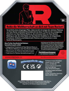 Pokemon TCG Tin 123 Team Rockets Mewtu Herbst 2025 DE